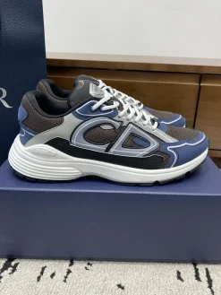 DIOR Sneakers & Trainers Mesh-Leather (Blue-Black-Grey-White-Brown) EU39-46 B71202606030858119