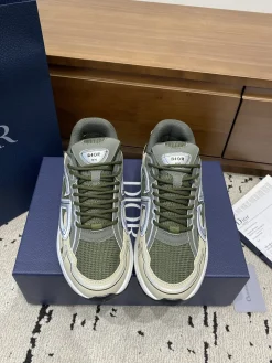 Alternative view of DIOR Sneakers & Trainers Mesh-Leather (Khaki-Beige-White) EU39-46 B71202606030827119