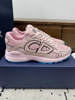 DIOR Sneakers & Trainers Mesh-Leather (Pink-Blue-Black-White) EU39-46 B71202606030829119