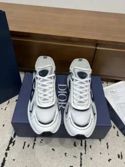 Alternative view of DIOR Sneakers & Trainers Mesh-Leather (White-Grey-Black) EU39-46 B71202606030833119