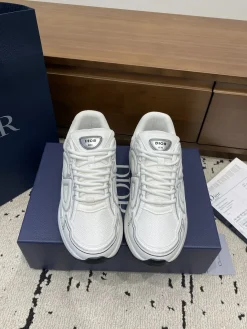 Alternative view of DIOR Sneakers & Trainers Mesh-Leather (White-Grey) EU39-46 B71202606030816119