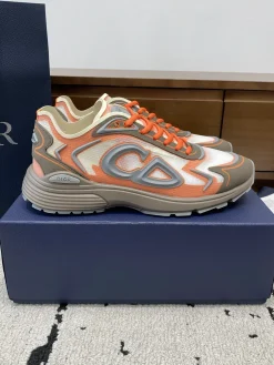 DIOR Sneakers & Trainers Mesh (Orange-White-Grey-Brown) EU39-46 B71202606030828119