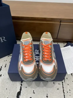 Alternative view of DIOR Sneakers & Trainers Mesh (Orange-White-Grey-Brown) EU39-46 B71202606030828119