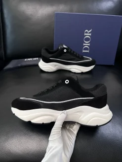 DIOR Sneakers & Trainers Mesh-Suede (Black-White) EU38-45 C80202606030869149