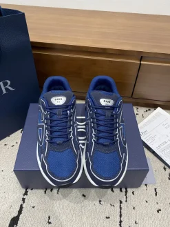 Alternative view of DIOR Sneakers & Trainers Mesh-Suede (Blue-White) EU39-46 B71202606030872119