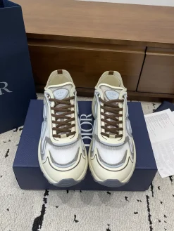 Alternative view of DIOR Sneakers & Trainers Mesh (White-Grey-Brown) EU39-46 B71202606030834119