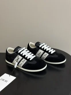 DIOR Sneakers & Trainers Suede-Canvas (Black-White) EU35-39 B60202606030874119