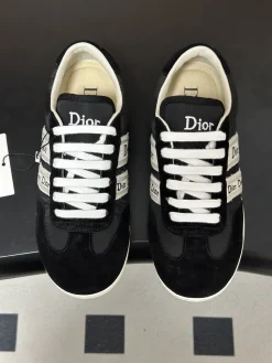Alternative view of DIOR Sneakers & Trainers Suede-Canvas (Black-White) EU35-39 B60202606030874119