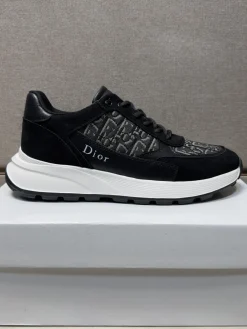 DIOR Sneakers & Trainers Suede-Canvas (Black-White) EU38-44 B21202606030866109