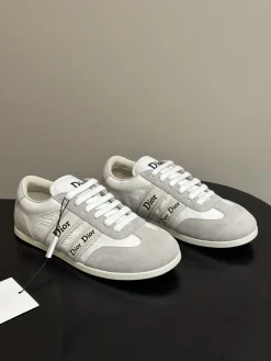 DIOR Sneakers & Trainers Suede-Fabric (White-Grey) EU35-39 B60202606030873119