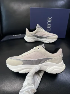 DIOR Sneakers & Trainers Suede-Mesh (White-Grey-Black) EU38-45 C80202606030791149