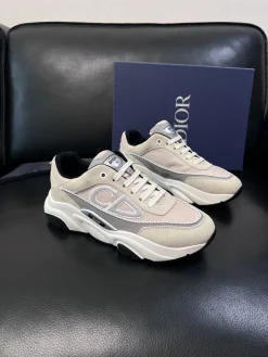 Alternative view of DIOR Sneakers & Trainers Suede-Mesh (White-Grey-Black) EU38-45 C80202606030791149