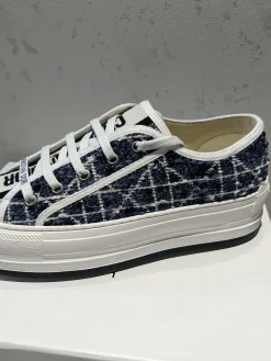 DIOR Sneakers & Trainers Tweed (Blue-White) EU35-41 B50202606030877119