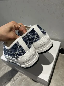 Alternative view of DIOR Sneakers & Trainers Tweed (Blue-White) EU35-41 B50202606030877119
