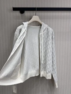 Alternative view of DIOR Sweaters & Knitwear Cashmere (White-Grey) S-M-L C30202606010797139