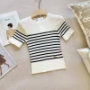 DIOR Sweaters & Knitwear Cotton (White-Black) S-M-L B30202606011336109