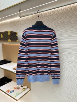 Alternative view of DIOR Sweaters & Knitwear Knit (Blue-Red-White-Black) S-XL B10202606131143109