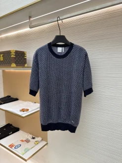 DIOR Sweaters & Knitwear Knit (Navy-White) A8520260613128199