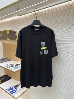 DIOR T-shirts & Vests Cotton (Black-Green-White) S-XL A2020260613081779