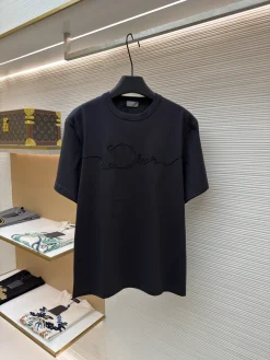 DIOR T-shirts & Vests Cotton (Black) S-XL A1520260613078279