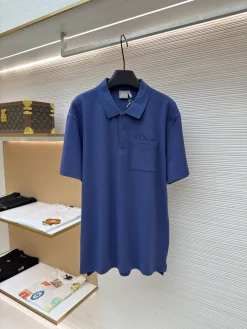 DIOR T-shirts & Vests Cotton (Blue) XS-L A7020260613010399