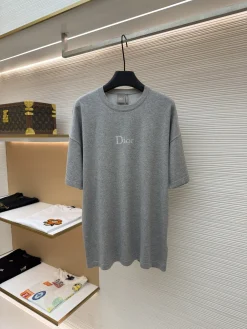 DIOR T-shirts & Vests Cotton (Grey) S-XL A7520260613027499