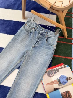 Alternative view of DIOR Trousers & Shorts Denim (Light blue) S-M-L C45202606010377139