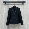 DOLCE & GABBANA Coats & Jackets Wool (Black-White) S-XL C45202606010346139