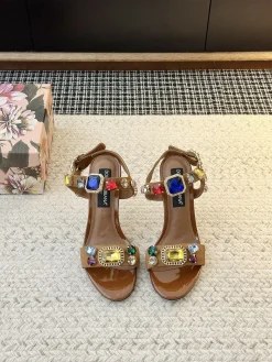Alternative view of DOLCE & GABBANA Pumps & Heels Leather (Brown-Multi) EU35-42 C00202606030908129