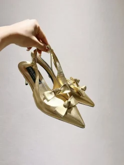 Alternative view of DOLCE & GABBANA Pumps & Heels Leather (Gold) EU35-42 B80202606030907129