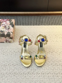 Alternative view of DOLCE & GABBANA Pumps & Heels Leather (Gold-Multi) EU35-42 C00202606030909129