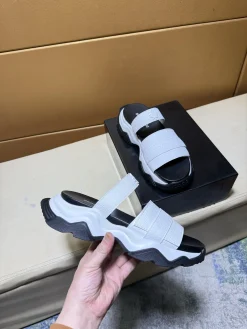 Alternative view of DOLCE & GABBANA Slides & Slippers Leather (White-Black) EU38-46 A9020260603340899