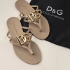 DOLCE & GABBANA Slides & Slippers Rubber (Beige-Gold) EU35-42 A2020260603091779