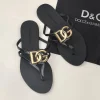 DOLCE & GABBANA Slides & Slippers Rubber (Black-Gold) EU35-42 A2020260603091879