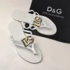 DOLCE & GABBANA Slides & Slippers Rubber (White-Gold) EU35-42 A2020260603092179