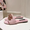 DOLCE & GABBANA Slides & Slippers Textile (Pink-Gold-Black) EU35-42 B60202606030913119