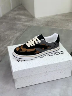 DOLCE & GABBANA Sneakers & Trainers Calf Hair-Suede (Brown-Black-Grey-White) EU38-46 B60202606030930119