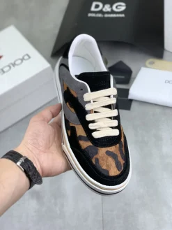 Alternative view of DOLCE & GABBANA Sneakers & Trainers Calf Hair-Suede (Brown-Black-Grey-White) EU38-46 B60202606030930119