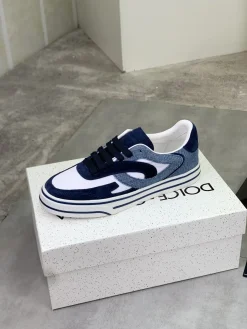 DOLCE & GABBANA Sneakers & Trainers Denim-Suede (White-Blue) EU38-46 B60202606030933119