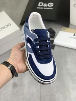 Alternative view of DOLCE & GABBANA Sneakers & Trainers Denim-Suede (White-Blue) EU38-46 B60202606030933119
