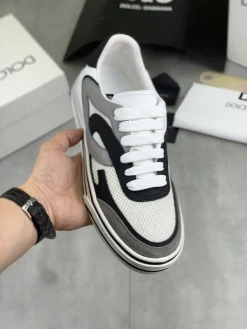 Alternative view of DOLCE & GABBANA Sneakers & Trainers Leather-Mesh (White-Black-Grey) EU38-46 B60202606030943119
