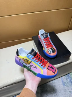 Alternative view of DOLCE & GABBANA Sneakers & Trainers Leather (Multi-Color) EU36-46 B30202606030944109
