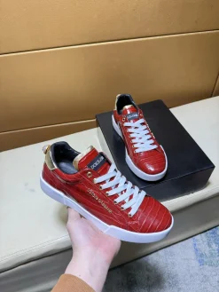Alternative view of DOLCE & GABBANA Sneakers & Trainers Leather (Red-White-Gold-Black) EU36-46 B10202606030934109