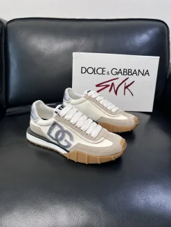 Alternative view of DOLCE & GABBANA Sneakers & Trainers Leather-Suede (White-Beige-Brown-Silver-Black) EU39-44 C40202606030939139