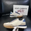 DOLCE & GABBANA Sneakers & Trainers Leather-Suede (White-Blue-Brown) EU38-45 C40202606030951139