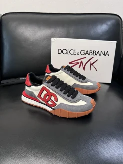 Alternative view of DOLCE & GABBANA Sneakers & Trainers Leather-Suede (White-Grey-Red-Black-Brown) EU38-45 C40202606030952139