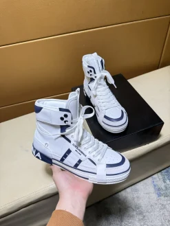 Alternative view of DOLCE & GABBANA Sneakers & Trainers Leather (White-Blue) EU38-46 B40202606030945109