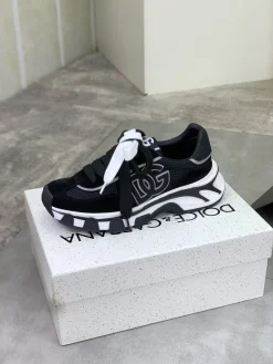 DOLCE & GABBANA Sneakers & Trainers Mesh-Suede (Black-White) EU35-46 B80202606030941129