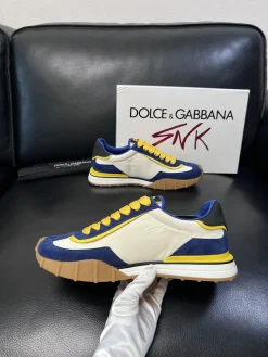 DOLCE & GABBANA Sneakers & Trainers Suede-Fabric (Blue-Yellow-White-Brown-Black) EU39-44 C40202606030938139
