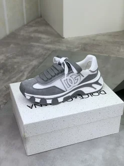 DOLCE & GABBANA Sneakers & Trainers Suede-Mesh (White-Grey) EU35-46 B80202606030954129